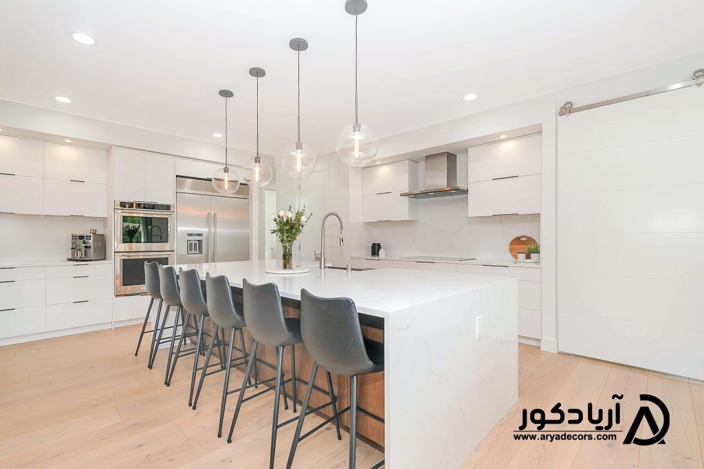 کابینت آشپزخانه هایگلاس سبک مدرن